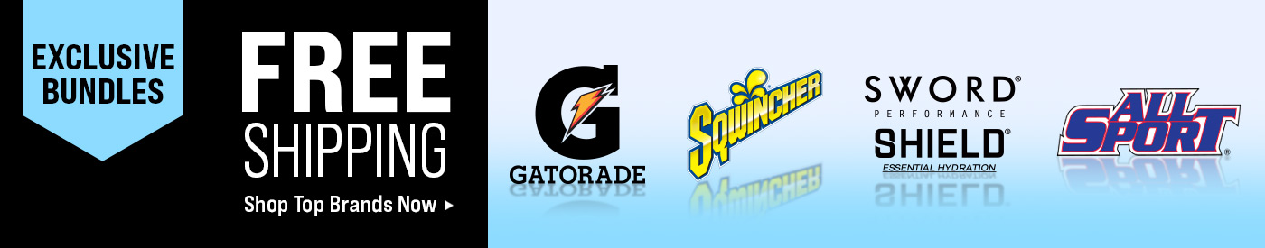 Hydration Depot’s exclusive bundles offer a mix of top brands like Gatorade, Sqwincher, and Shield in a variety of formats for small, medium, and large groups—many with zero sugar options and select free shipping. Save time and money with convenient autos