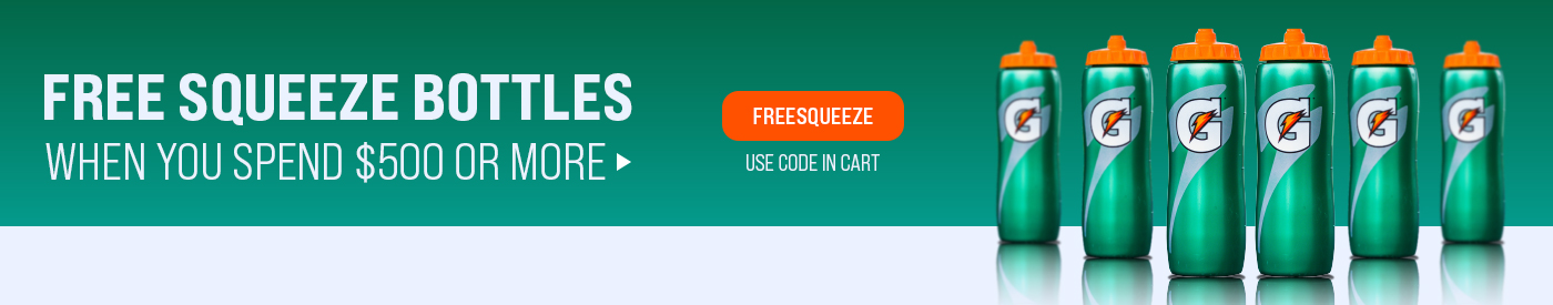 Free squeeze bottles when you spend $500 or more on orders. Use code FREESQUEEZE at checkout.