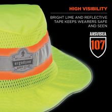 Hi-Vis Ranger Hat - Microfiber Cooling - 3