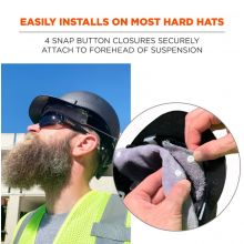 Hard Hat Sweatband Liner - 1