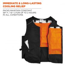 Chill-Its 6260 Cooling Vest w/Ice Packs - 1
