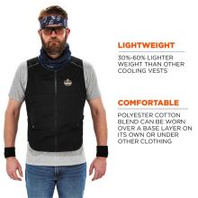 Chill-Its 6260 Cooling Vest w/Ice Packs - 4