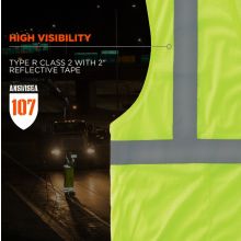 GloWear 8220Z Mesh Hi-Vis Safety Vest - 8