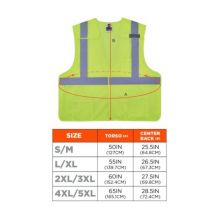 GloWear 8217BA Breakaway Mesh Hi-Vis Safety Vest - 4