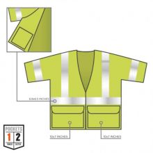 GloWear 8320Z Standard Hi-Vis Safety Vest - 2