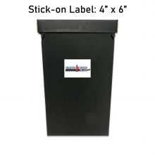 Disposable Trash Container Black - 4