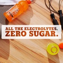 Gatorade Zero Orange 20 oz Ready-to-Drink Sports Drink - 1