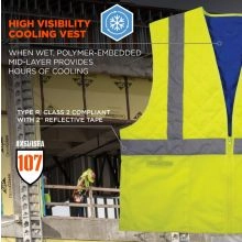 Hi-Vis Safety Cooling Vest - 5