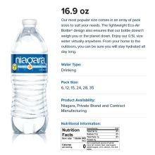 Niagara Purified Water, 16.9-oz Bottle, Bulk - 2