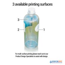 Premium Custom Branded 16.9 oz Smooth Cylinder Water Bottles - 3