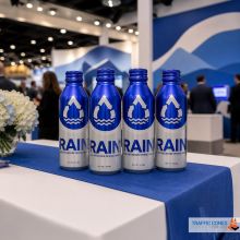 Rain 16 oz Aluminum Bottled Spring Water, Full Truckload-4