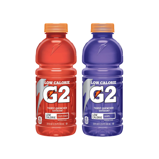 Gatorade G2 20 oz Wide Mouth Bottles - 24 Bottles