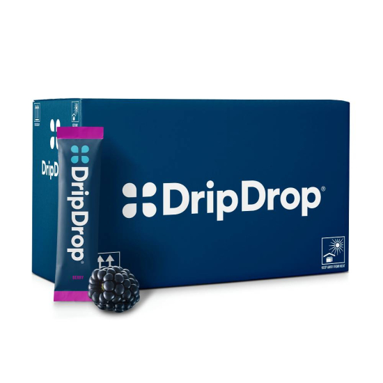 DripDrop Electrolyte Powder Sticks - Pack of 100 - Berry Flavor