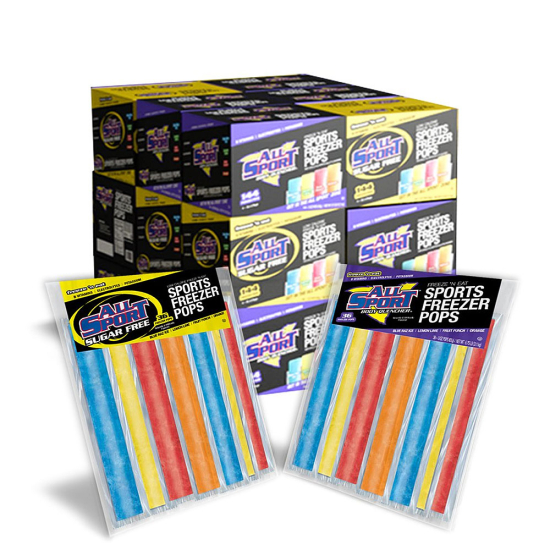 All Sport Regular and Sugar Free Freezer Pops - Half Pallet Bundle