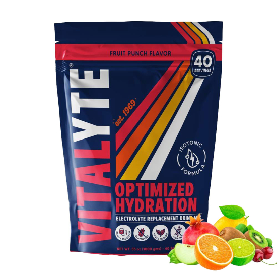 Vitalyte Electrolyte Replacement Drink Mix - Fruit Punch, 5 Gallon