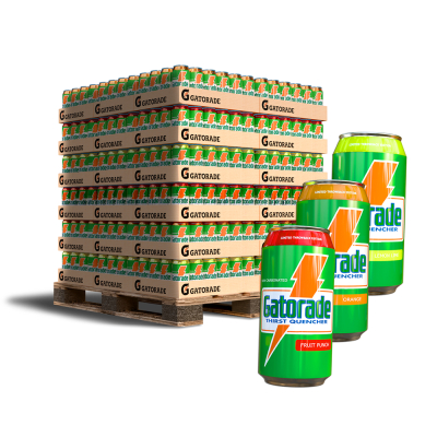 Gatorade Can Pallet Bundle - 11.6 oz - 24 Cans/Case 
