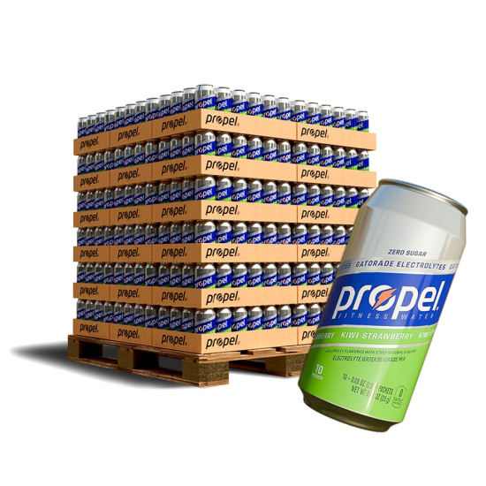 Propel 12oz Cans Pallet Bundle - Kiwi Strawberry
