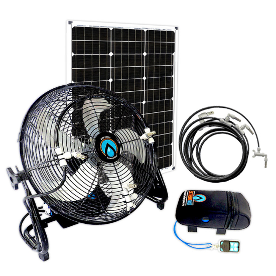 ExtremeMist 3-in-1 Solar Powered Portable Outdoor Misting Fan