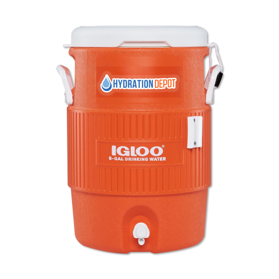 Exclusive Hydration Depot 5 Gallon Cooler w/Custom Logo 