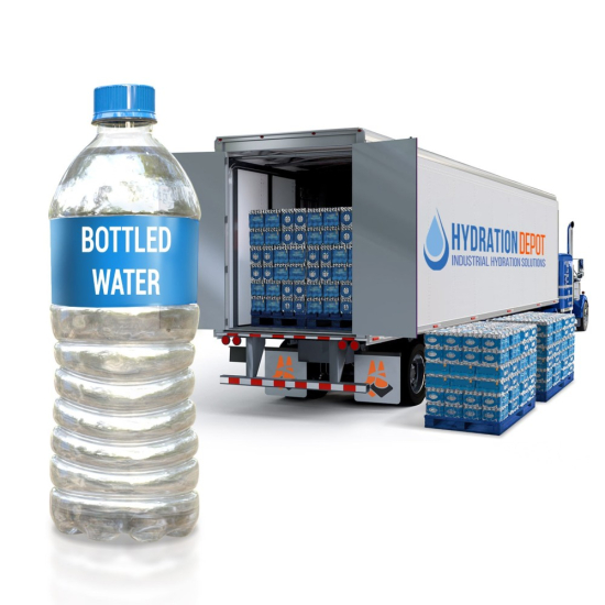 Bulk Bottled Water, Full Truckload -19 Pallets, 16.9 oz Bottles