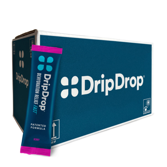DripDrop Electrolyte Powder Sticks - Pack of 100 - Berry Flavor