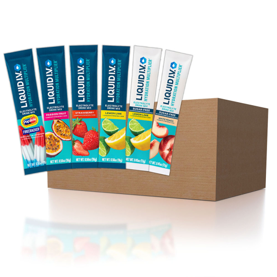 Liquid I.V. Hydration Multiplier - 100 Ct Bulk Case - Choose Your Flavor