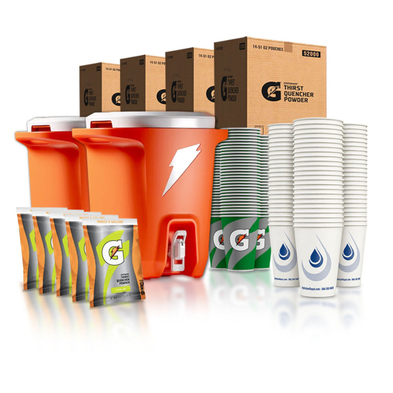 Gatorade Electrolyte Powder & Equipment Bundle for Endurance Events
