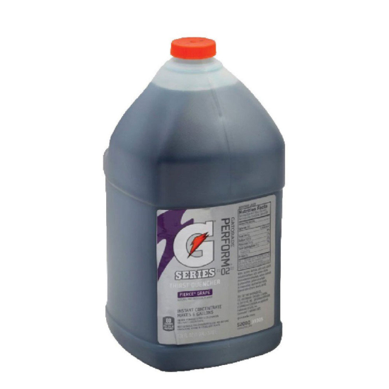 4 Pack Gatorade Fierce Grape 1 Gallon Liquid Concentrate