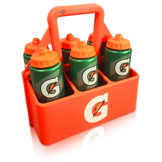 Gatorade Squeeze Bottle Carrier w/6 - 20 oz Bottles