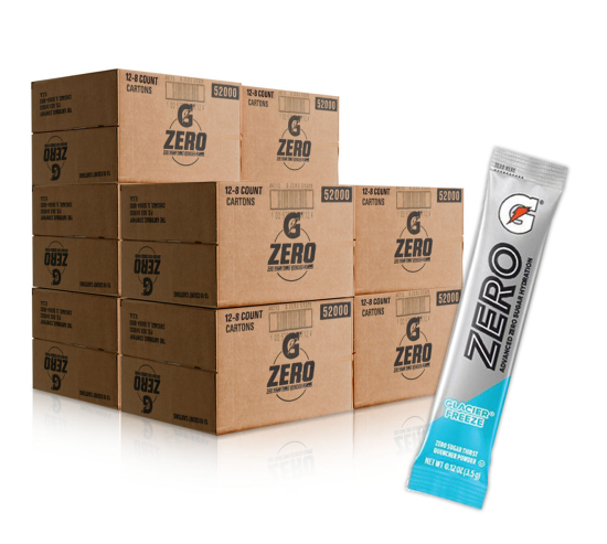 Gatorade Zero Single Serve Glacier Freeze Sticks - 960ct Bulk Pack
