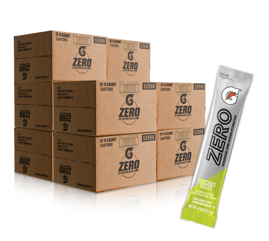 Gatorade Zero Single Serve Lemon Lime Sticks - 960ct Bulk Pack