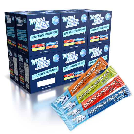 Hydrafreeze Electrolyte Freeze Pop Crew Pack - 12 Case/120 Per Case