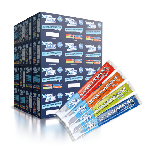 Hydrafreeze Electrolyte Freeze Pop Bundle  - 48 Case/120 Per Case