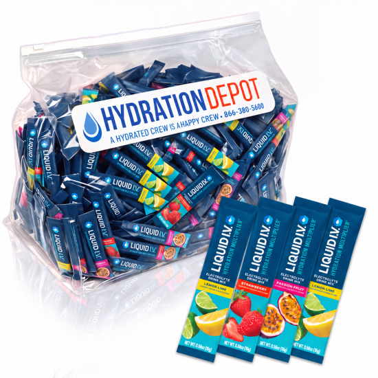 Liquid IV Hydration Multiplier Variety Bundle - 400 Ct w/Qwik Dispense Bag