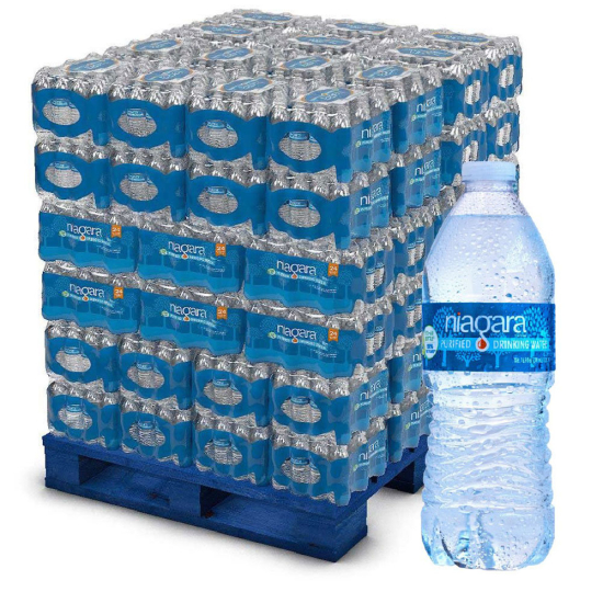 Niagara Purified Water -16.9 oz Bottles - 84 Case Pallet