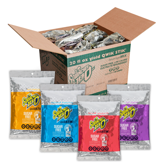 Sqwincher Zero Sugar Fruit Blast Bundle - 20oz Sticks 