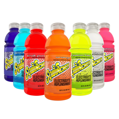 Sqwincher 20 oz Wide Mouth Bottles - 54 Case Pallet Bundle - Select Flavors