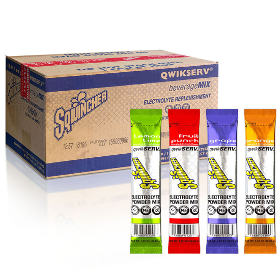Sqwincher Qwik Serv Instant Powder Sticks - 100 Pack