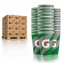 Gatorade 7 oz Waxed Logo Paper Cups - 20 Case Bulk Pallet, 50000 Cups