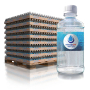 Premium Custom Branded 12 oz Smooth Cylinder Water Bottles Pallet - Add Your Logo