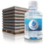 Premium Custom Branded 8 oz Smooth Cylinder Water Bottles Pallet - Add Your Logo