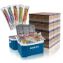 Sqwincher Sqweeze Pops & Igloo Cooler Job Site-Event Bundle - 6000 Pops & 2 Coolers