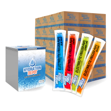Hydrafreeze Electrolyte Freeze Pop Bundle w/Freezer - 60 Cases