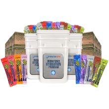 Sqwincher Zero 20 oz Individual Powder Sticks Bundle - 100 Employees