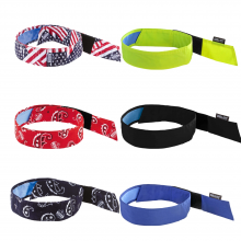 6 Pack Chill-Its 6705CT Evaporative Cooling Bandana Headband
