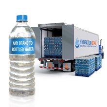 Bulk Bottled Water, Full Truckload -19 Pallets, 16.9 oz Bottles