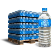 Custom Branded Water Bottle Pallet- Add your Logo