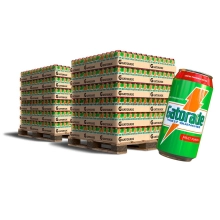 Gatorade Fruit Punch Thirst Quencher Sports Drink Cans - 200 Case Pallet