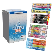 Multi-Brand Electrolyte Freeze Pop Bundle w/ Free Chest Freezer