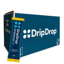 DripDrop Electrolyte Powder Sticks -  Pack of 100 - Lemon Flavor